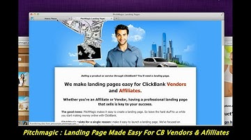 ✅ Pitchmagic Landing Pages Made Easy For CB Vendors & Affiliates