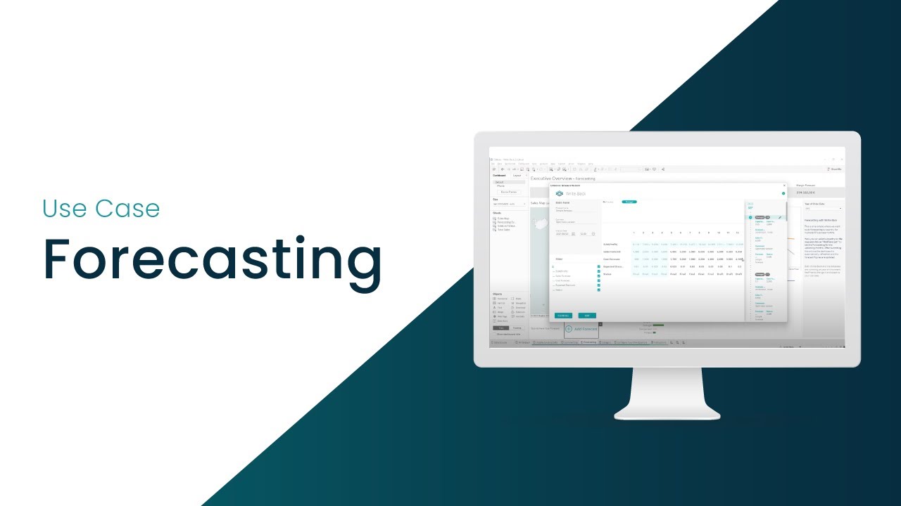 (Use Case) Forecasting | Tableau Extension - Write-Back - YouTube