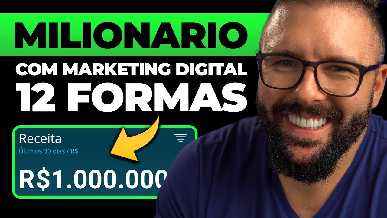 12 MANEIRAS DE Ganhar Dinheiro com MARKETING DIGITAL - YouTube