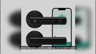 Viladepot Smart Lock Fingerprint Door Lock App Control Passcode Unlock Electronic Touchscreen Keypad