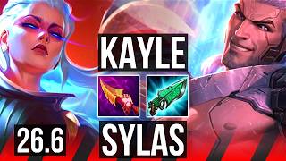 KAYLE vs SYLAS (TOP) | KR Master | 26.6