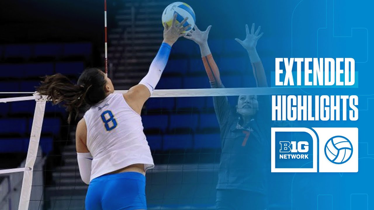 Illinois at UCLA | Extended Highlights | Big Ten Volleyball | 11/20/2025