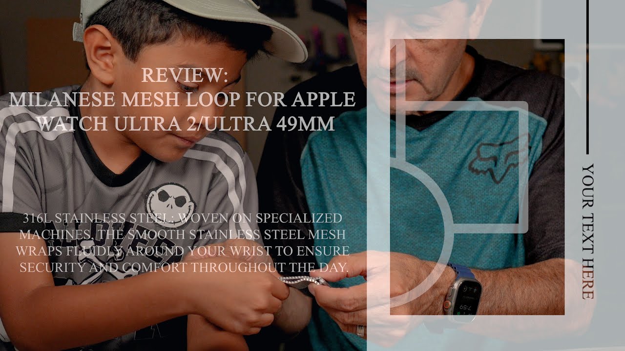 Third-Party Milanese Mesh Loop for Apple Watch: Adjustable & Breathable Band for The Ultra / Ultra 2