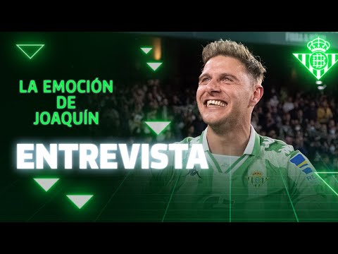 Es 𝐄𝐓𝐄𝐑𝐍𝐎 👑🌟 ¡JOAQUÍN se emociona en esta entrevista! | Real BETIS Balompié