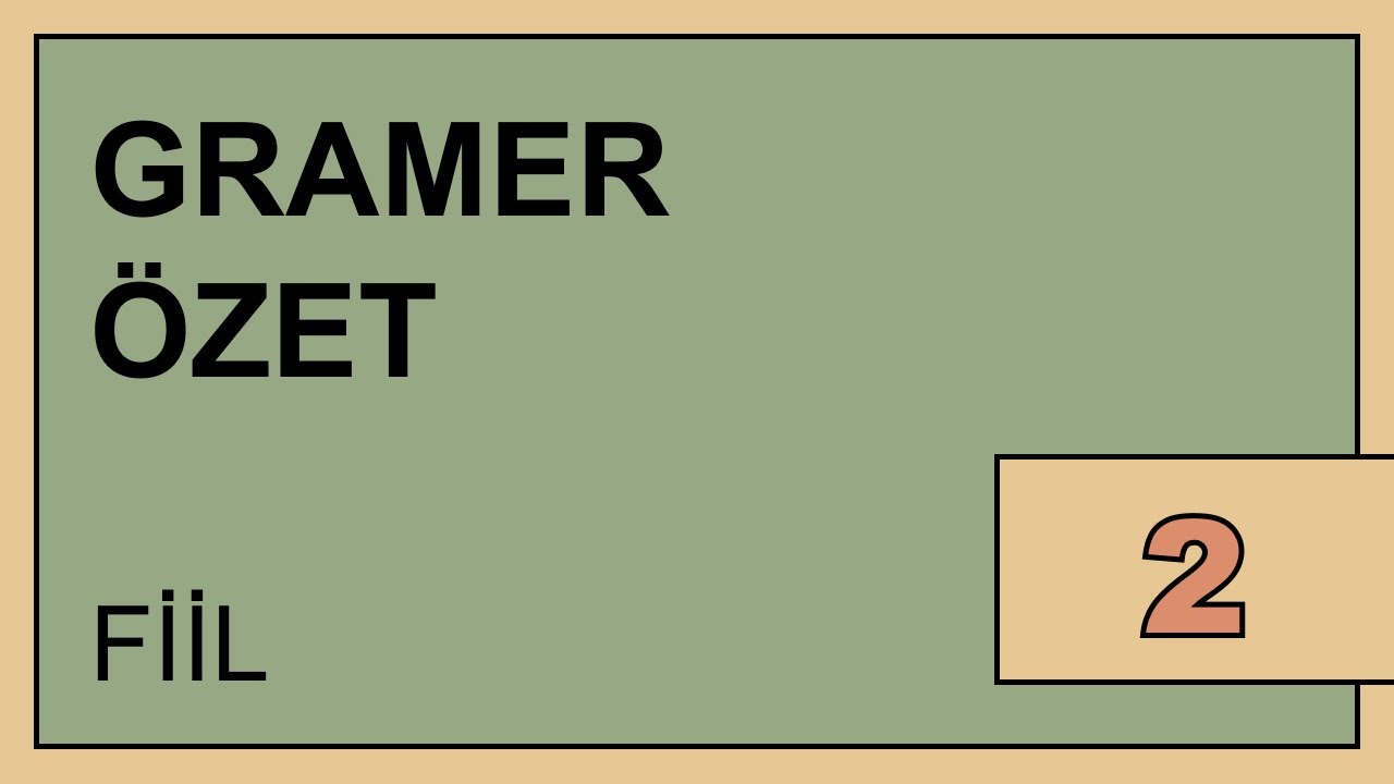Gramer Özet -  2