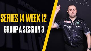 THE FINISH LINE IS IN SIGHT! 🏁🏁 | Live Darts |  Series 14  Week 12 | Group A Session 3
