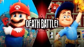 Fan Made Death Battle Trailer Movie Mario Vs Fix It Felix Jr Illumination Vs Disney