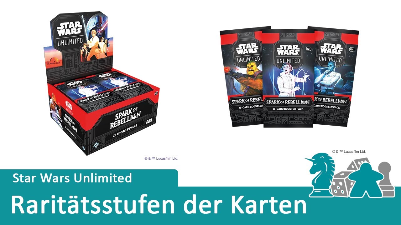 Star Wars Rarity Star Wars Unlimited - Rarity Erklärung - YouTube