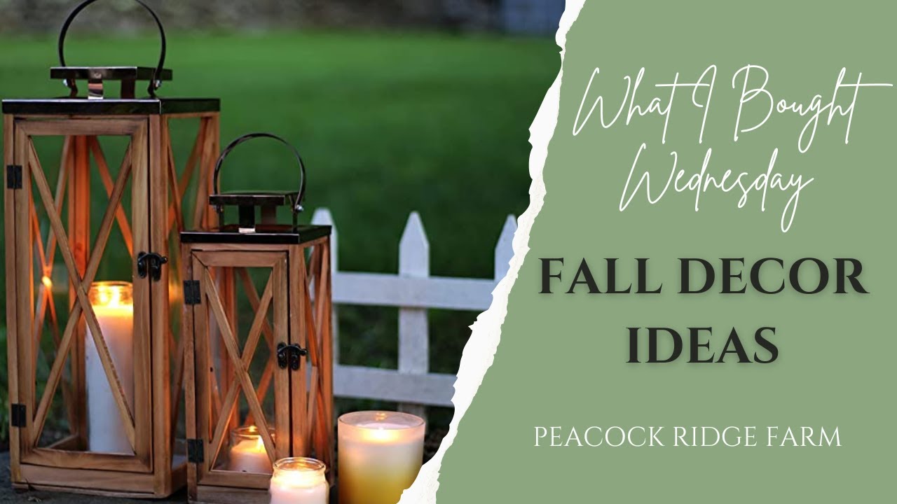 What I Bought Wednesday Fall Decor Ideas YouTube