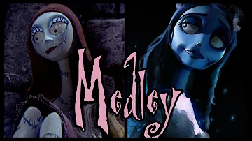 ♪ Sally's Song and Corpse Bride Medley /ORIGINAL LYRICS/ by Trickywi
