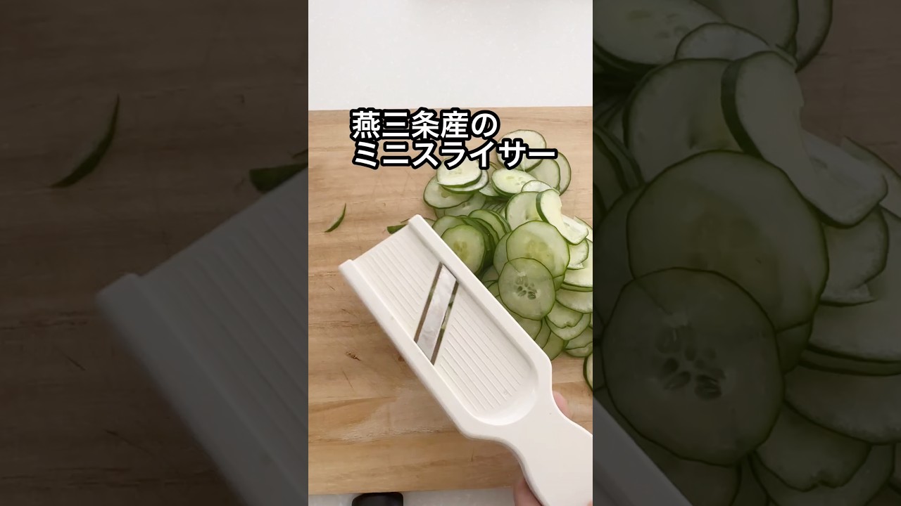 包丁いらず!10秒で薬味完成。このミニスライサーすごい