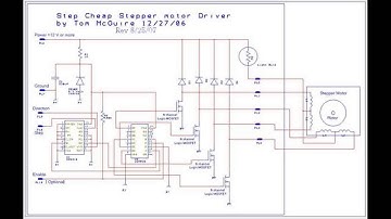 Easy to build CNC Mill Stepper Motor and Driver circuits