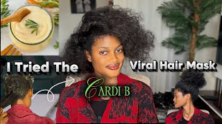 I Tried Cardi B’s Viral DIY Hair Mask… HERE ARE THE RESULTS! 😱✨