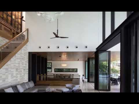 Video: Contemporary Singapore Home -ominaisuudet Long Lines, Slatted Screens