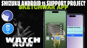 Sketchwar Shizuku permission Android 15 SUPPORT PROJECT in Sketchwar pro new project #sketchwar