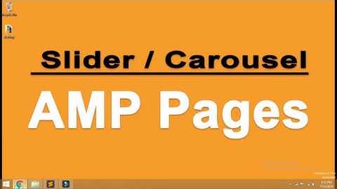 Carousel in AMP  |  Slider in AMP  | Yuvraj Academy