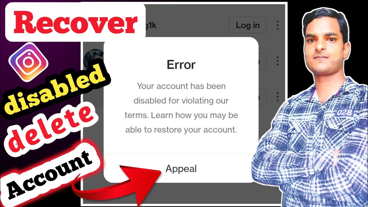 Instagram Your Account has been Disabled for violating our terms ...
