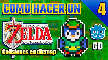 Como hacer un:  Zelda A link To The Past! con Godot 4 GDScript | #04 Colisiones
