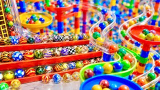 Marble Run ASMR – The Waiting Lines Beneath the Perfect Flow