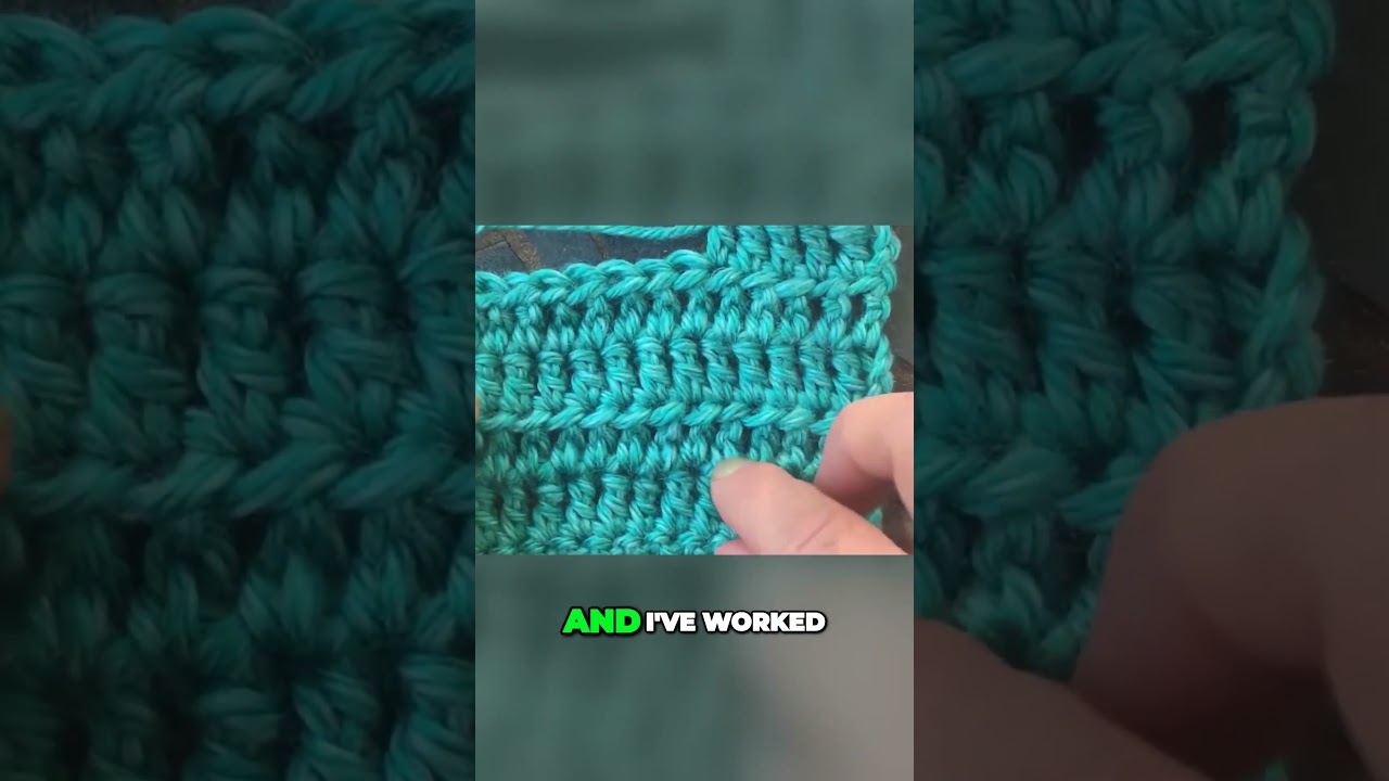 🧶 Научитесь вязать полустолбик крючком (htr) как настоящий профессионал! 🧶