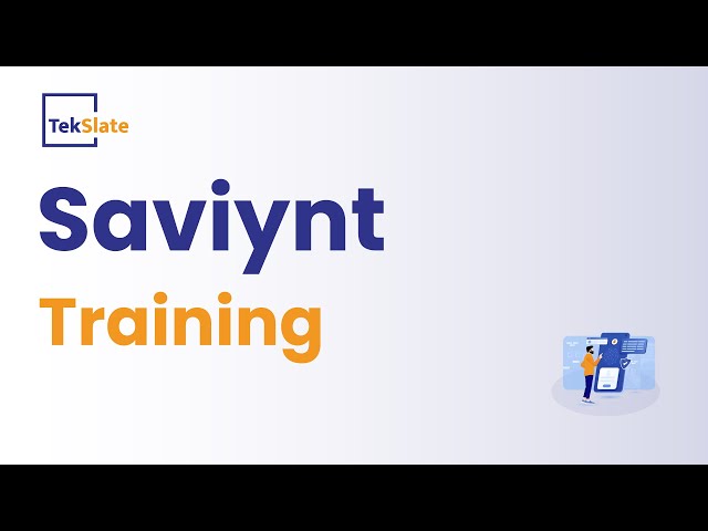 Saviynt Training | Saviynt Online Certification Course | Saviynt Demo - TekSlate