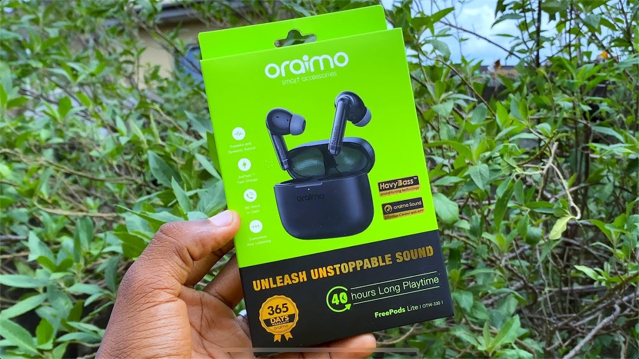 Oraimo Freepods Lite 40-Hour Playtime ENC Wireless Earbuds