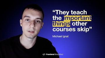 Frontend Simplified Review - $60k Tech Job BEFORE Graduating! (Now $120k)