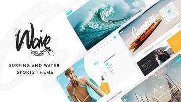 WaveRide - Surfing and Water Sports Theme Free Download