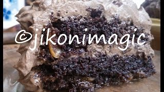 Moist eggless chocolate cake recipe | baking without oven (using
sufuria) jikoni magic