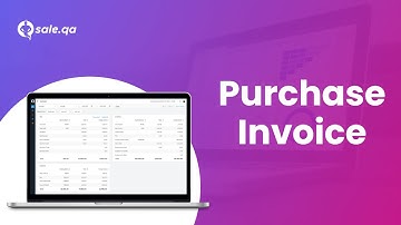 How to make purchase invoice from Qsale web portal