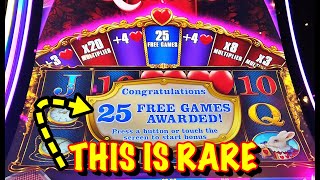 YES!! I got 25 Free Games on New Queenie Slot on max bet