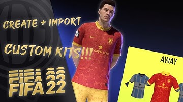HOW TO MAKE CUSTOM KITS IN FIFA 22!!!!!