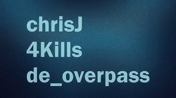 CS:GO | MOUZ.chrisJ 4K/de_overpass