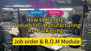 SQL Accounting Software-Job Order and BOM Module