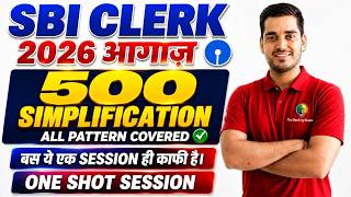 500 Simplification For Sbi Clerk 2026 By Vikas Sir