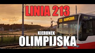 ZTM Gdańsk: linia 213 - kierunek Olimpijska (wariant podstawowy)