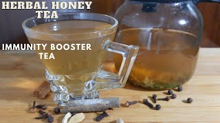 Herbal Honey Tea | Tea for Weight Loss | Immunity Booster Drink | Honey Lemon Tea | Honey Tulsi Tea