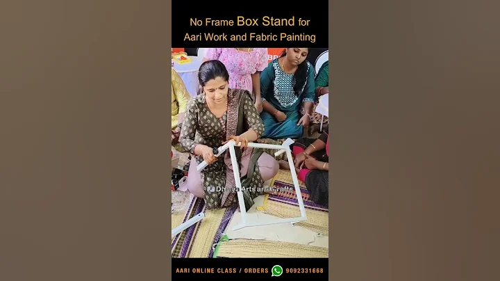 High Quality No frame Box Stand for Aari work and Fabric Painting | Order: 9092331668