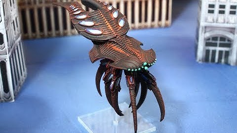 Scourge vs United Colonies of Man (UCM) Dropzone Commander Battle Report- Blue Table Painting