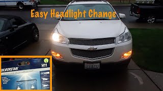 Installing New Headlights In the Chevy Traverse