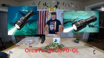 OrcaTorch D570-GL Review and Underwater Footage