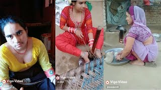 Hot Aunty Working In Kitchen Latest Hot Vigo Video