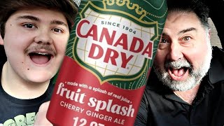 Canada Dry Fruit Splash Cherry Ginger Ale Review