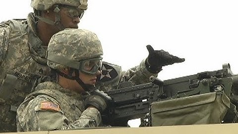 AFN Casey - AFN Korea Update - M2 Machine Gun Range