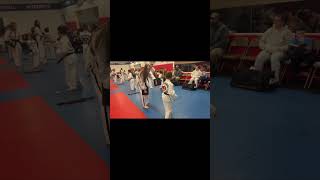 Action form the tiny tiger and kids testing day 1  #atamartialarts #taekwondo