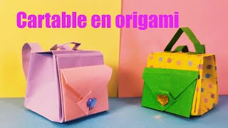 Comment faire un mini sac en origami