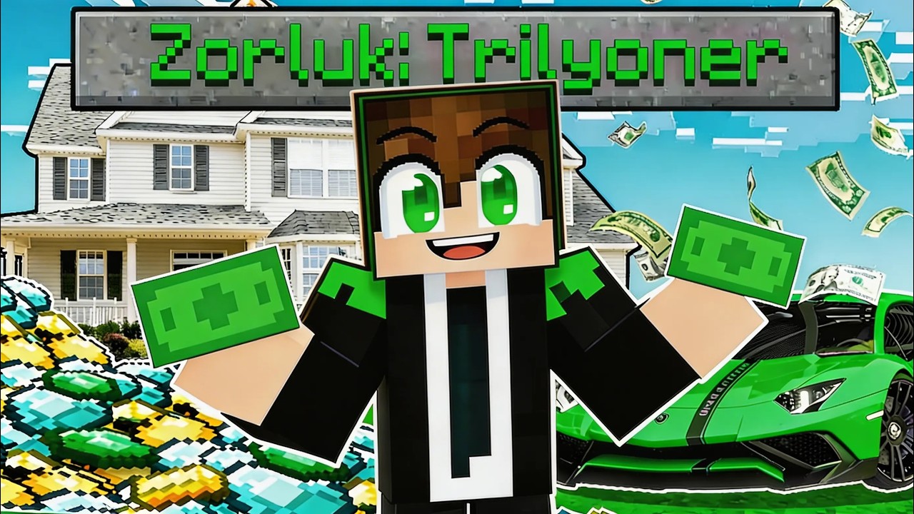 ABİM KAAN STYLE İLE ZENGİN OLDUK -Minecraft