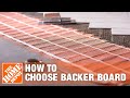 How To Choose Backer Board - The Home Depot How To Choose Backer Board - The Home Depot