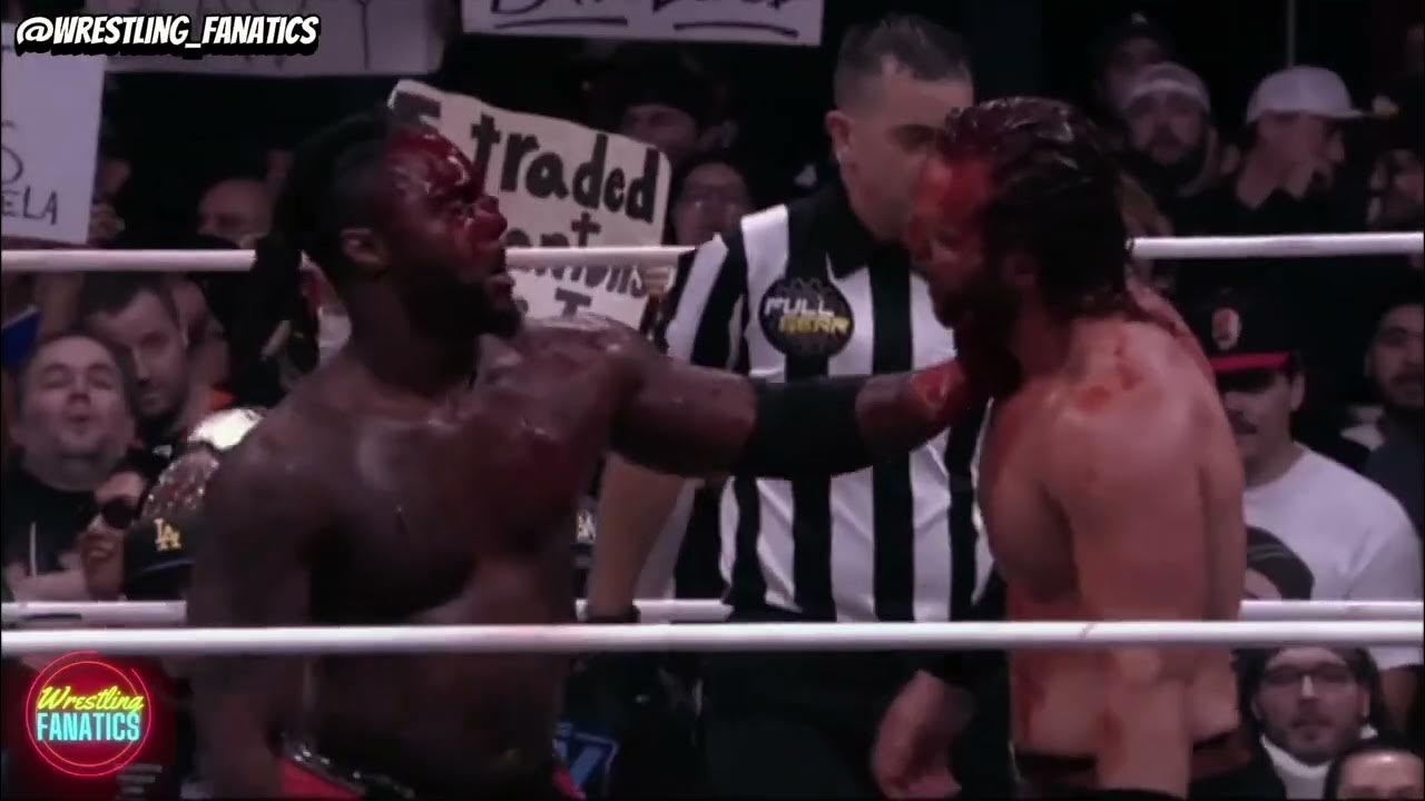 Hangman adam page vs swerve strickland texas death match highlights aew