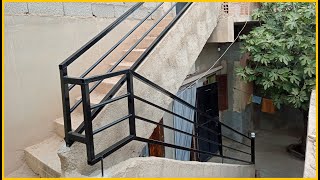 طريقة صنع و تركيب  pasamano او باروداج الدرج المنزلي